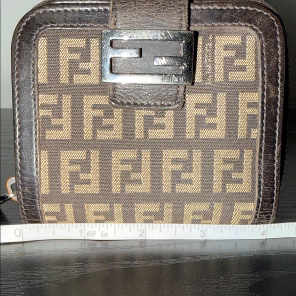 Fendi Monogram Brown and Tan Wallet - Picture 13 of 14